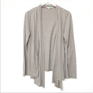 Boden | Striped Open Front Cardigan Sz. 12